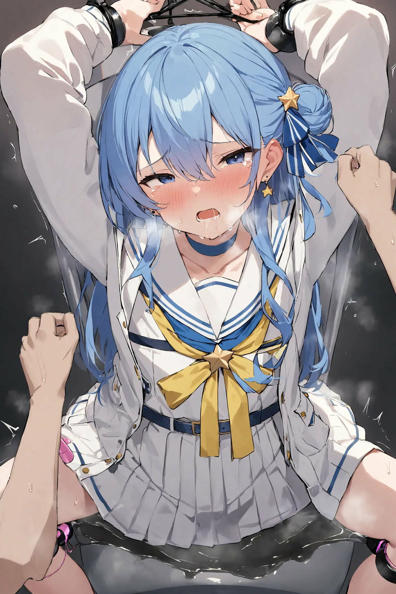 イチャイチャ拘束プレイ〜星街すいせい編〜 - サンプル画像 6