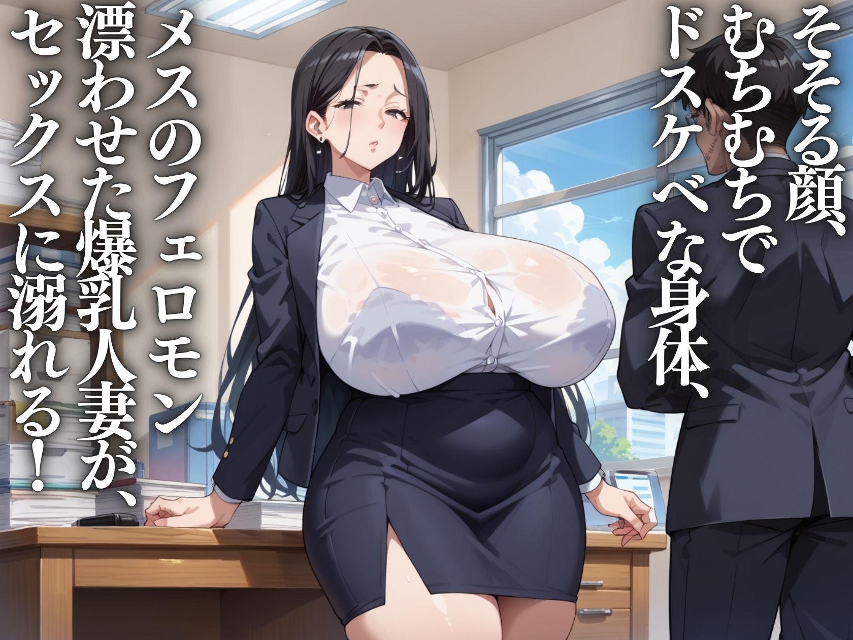 人妻女上司がウザいので種付け肉便器にしてやった - サンプル画像 1