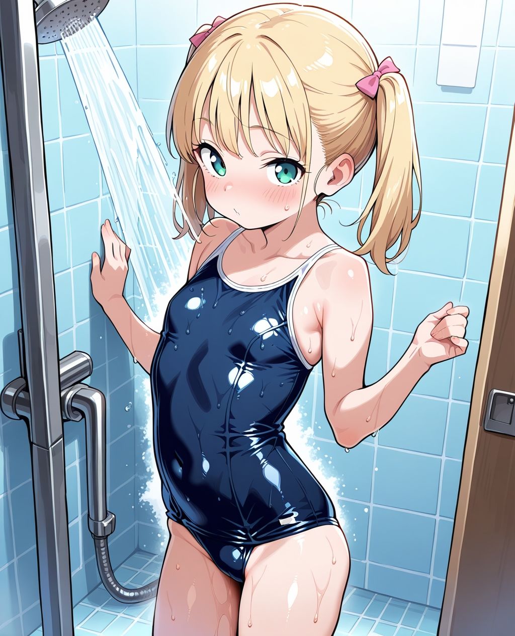 スク水パラダイス☆シャワー編 - サンプル画像 3