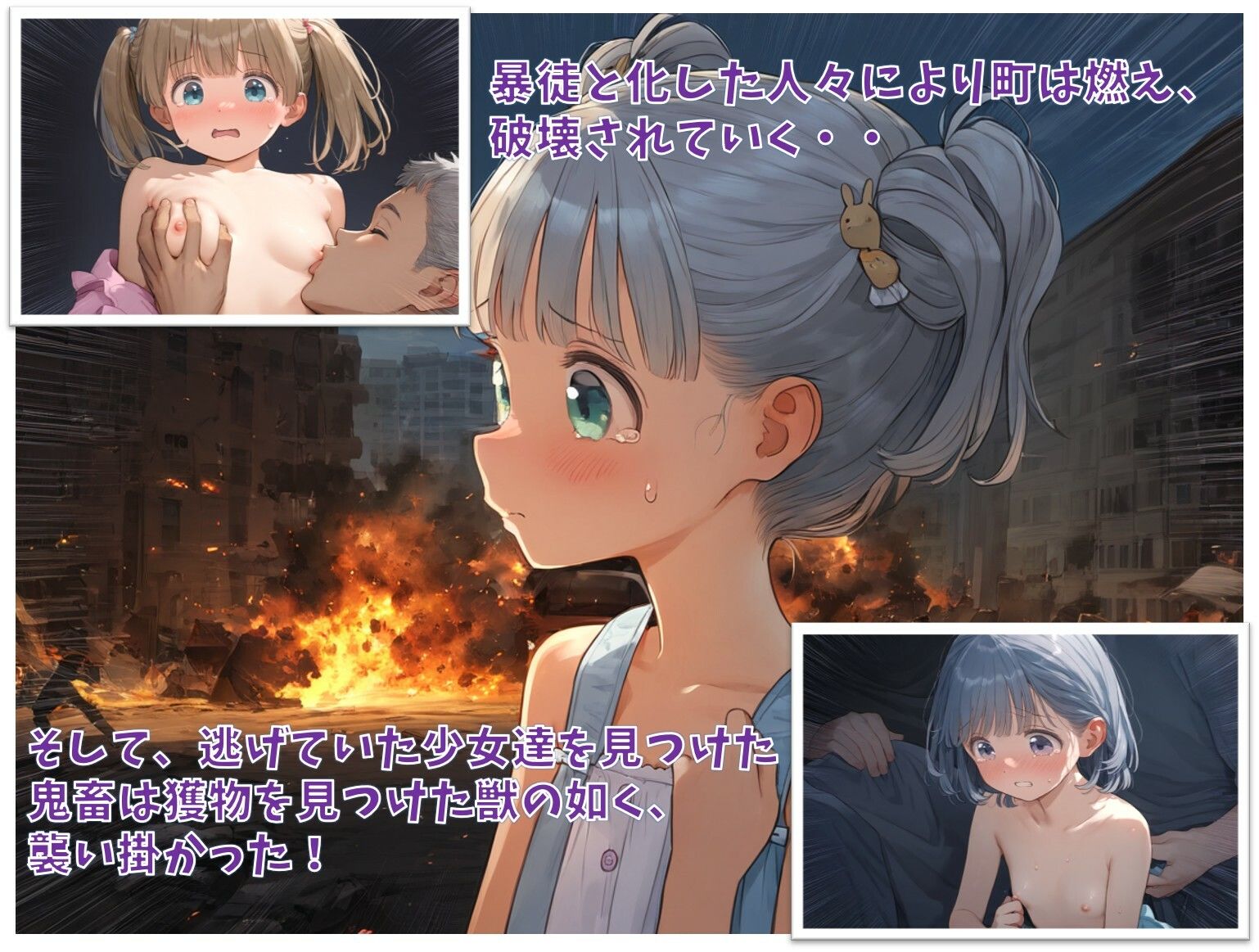 世界崩壊カウントダウン  〜残された時間で彼女達の全てをもらっちゃおう！〜 - サンプル画像 2