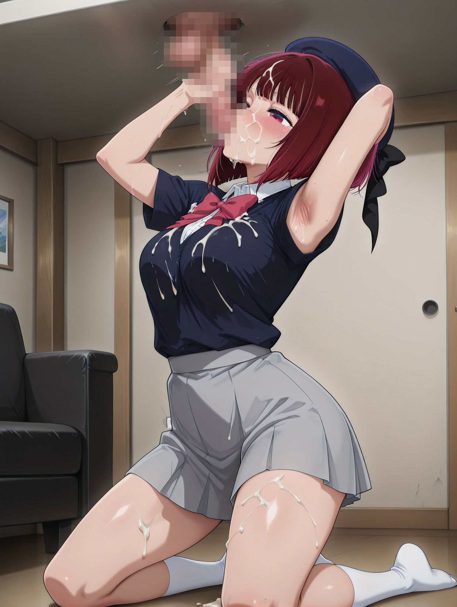 【500枚】推しの○エロ画像_可愛くてセクシーなアイドルたちのエッチなイラスト集 - サンプル画像 2
