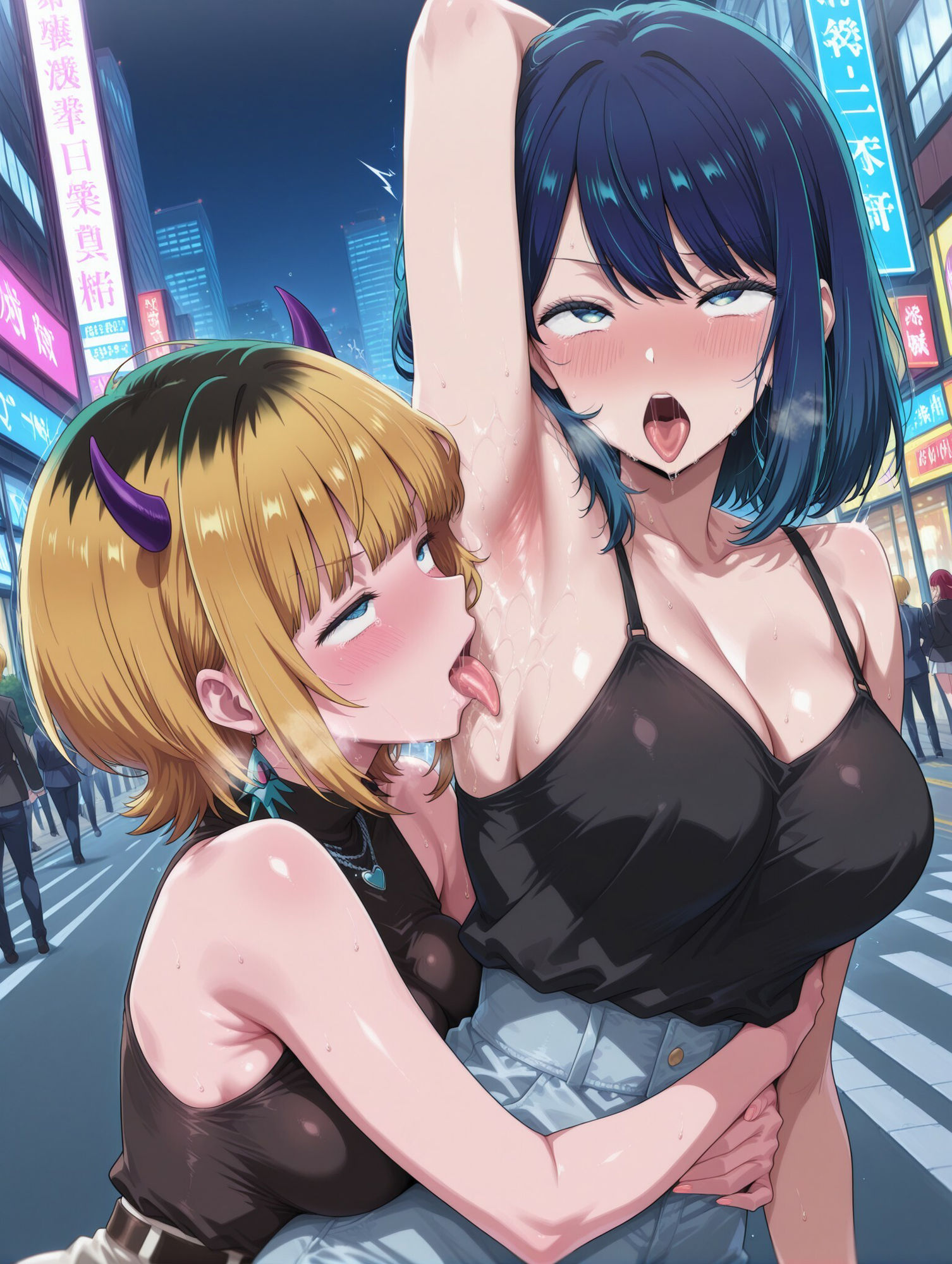【500枚】推しの○エロ画像_可愛くてセクシーなアイドルたちのエッチなイラスト集 - サンプル画像 6
