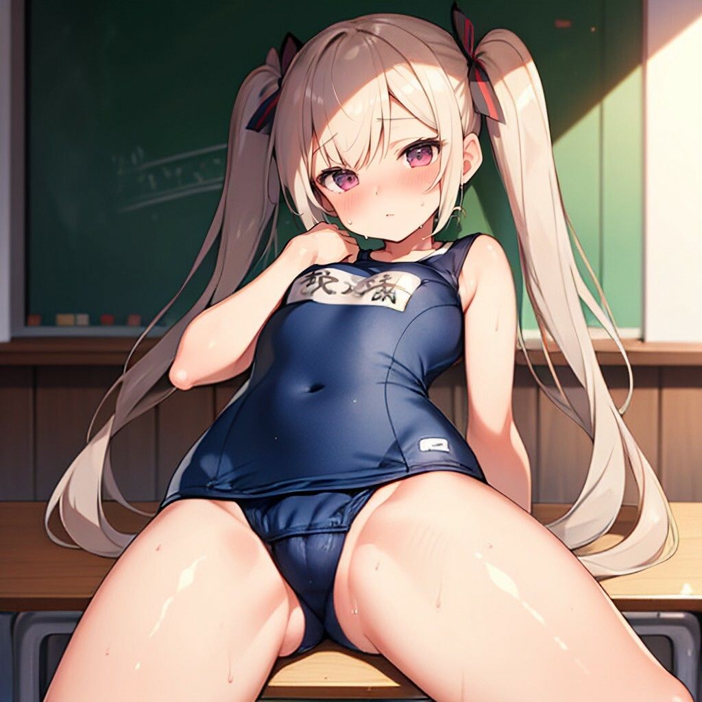 スク水な美少女さん - サンプル画像 1