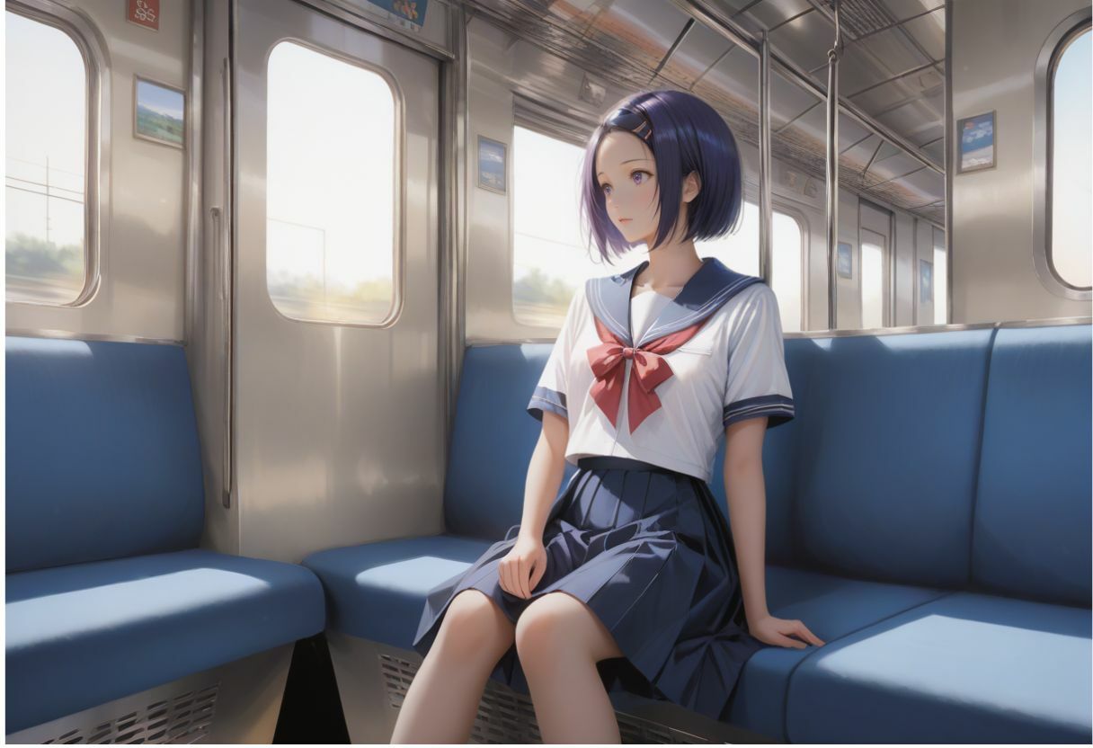 電車で眠ってしまった少女の末路〜そりゃ痴●されるwww〜 - サンプル画像 7