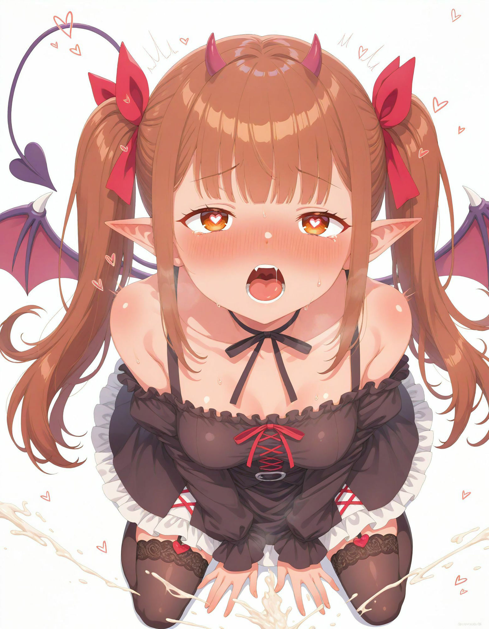 昼間は真面目で気が強い制服受付嬢、夜は小悪魔サキュバス 〜淫らな業務外対応〜 - サンプル画像 2