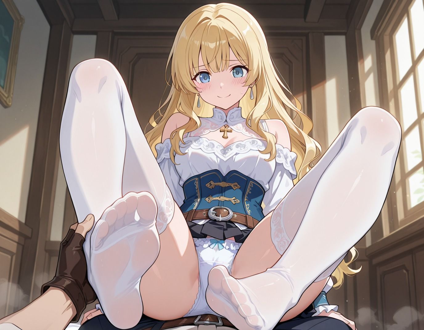 【205枚】アリシア・ヴェルスターのエロい足コキで大量射精したいっ！【オリジナル】［205 photos］ I want to ejaculate a lot with Alicia Werster erotic footjob！ ［Original］ - サンプル画像 2