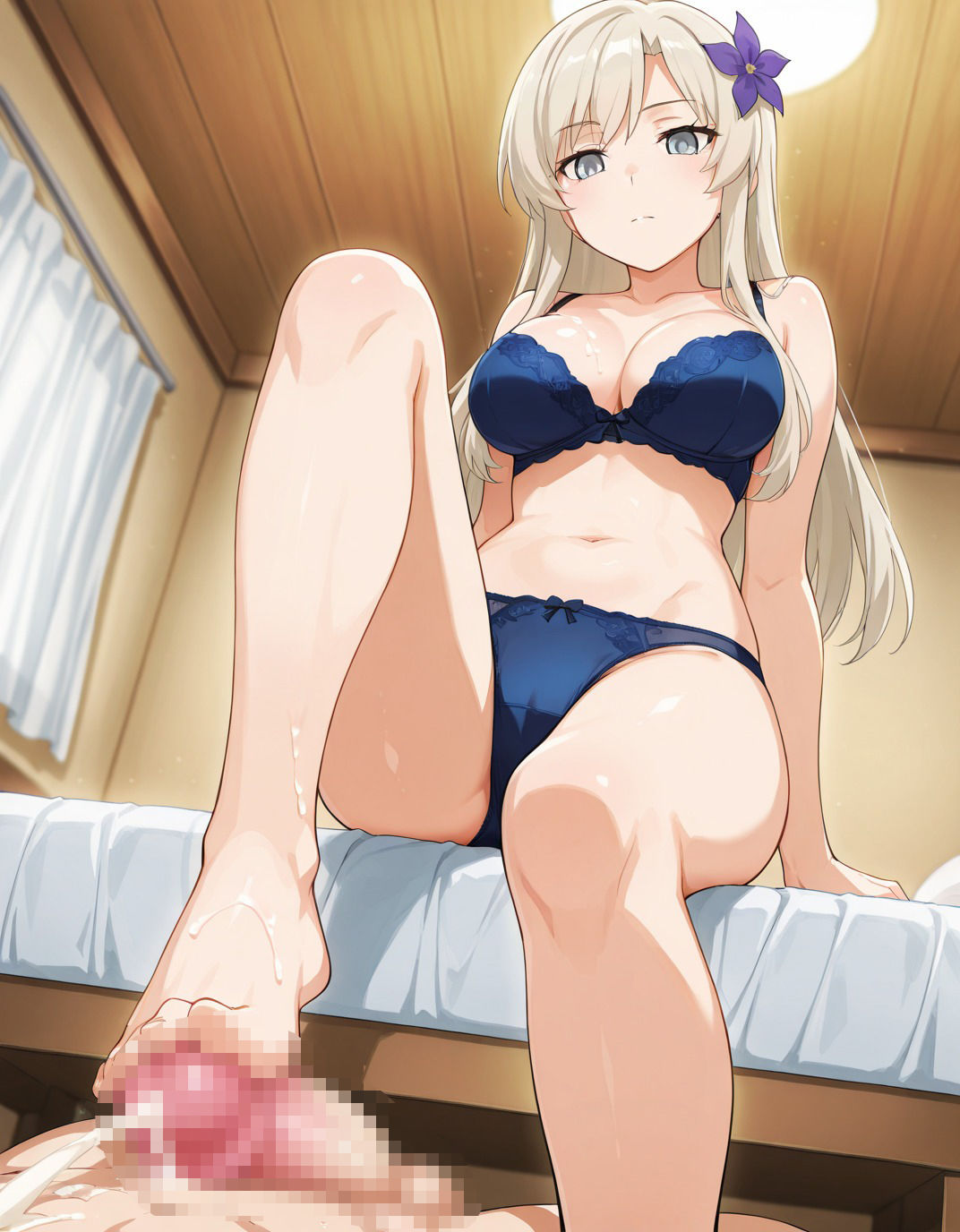【164枚】アイシャ・フロストヘイルのエロい足コキで大量射精したいっ！【オリジナル】［164 photos］ I want to ejaculate a lot with Aisha Frosthale erotic footjob！ ［Original］ - サンプル画像 8
