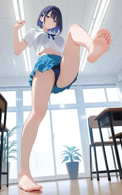 2〜2.5次元美少女 脚フェチ足フェチ写真集8 アニメ編2 - サンプル画像 1