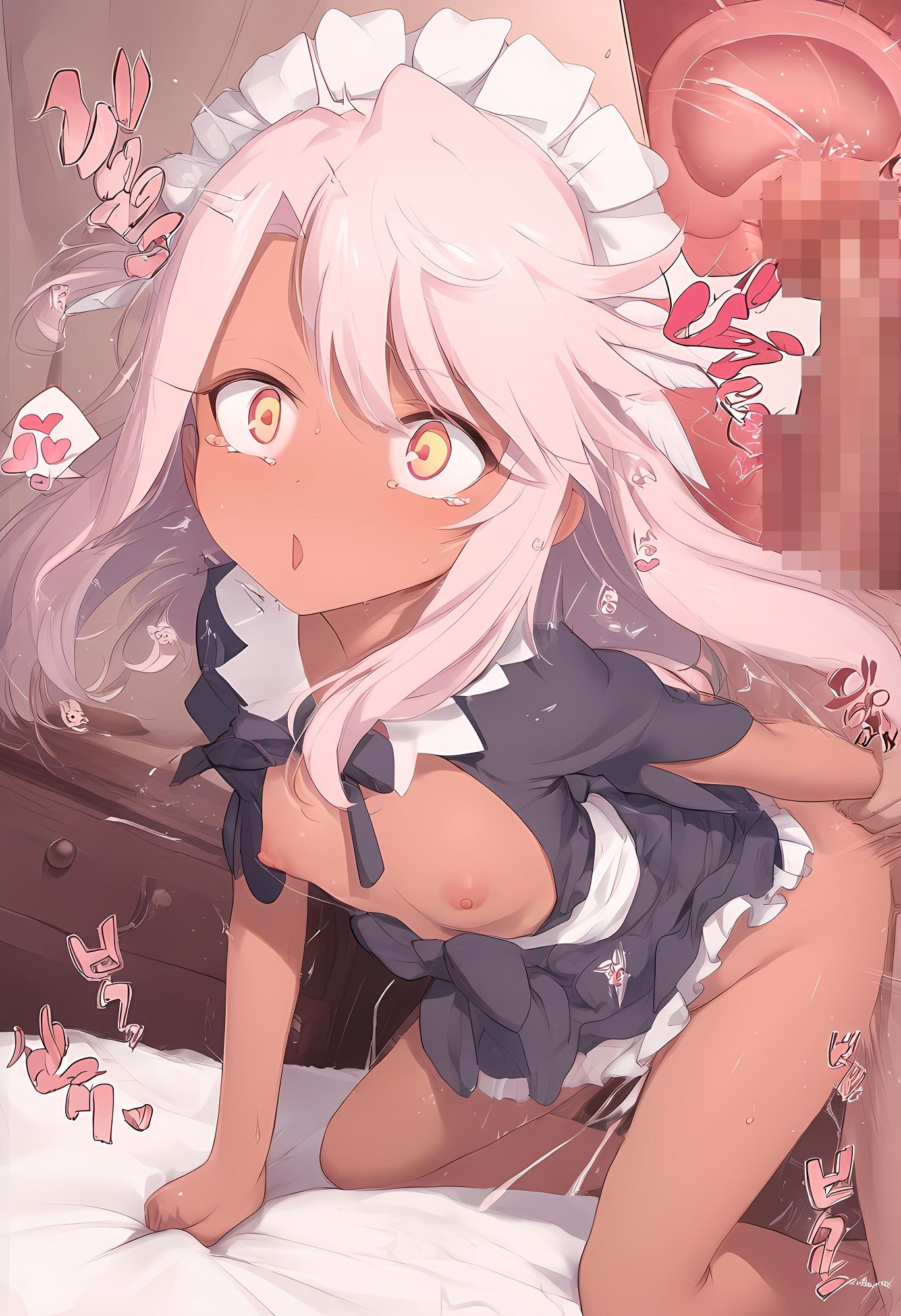 メイド服ク〇エちゃんとえっち - サンプル画像 5