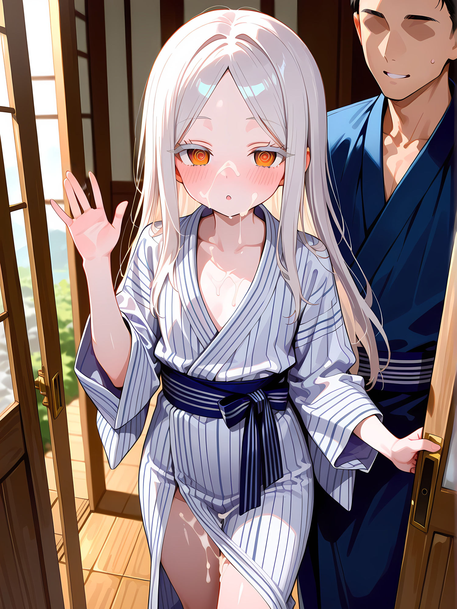 催○使って他人の彼女と温泉ックス！3 - サンプル画像 10