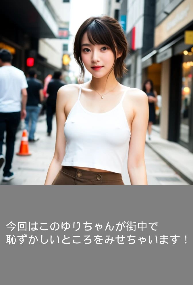 【ショート動画・ちょいエロ・癒し】街中で露出ナンパ〜ちょろい女の子「ゆりちゃん」編 - サンプル画像 1