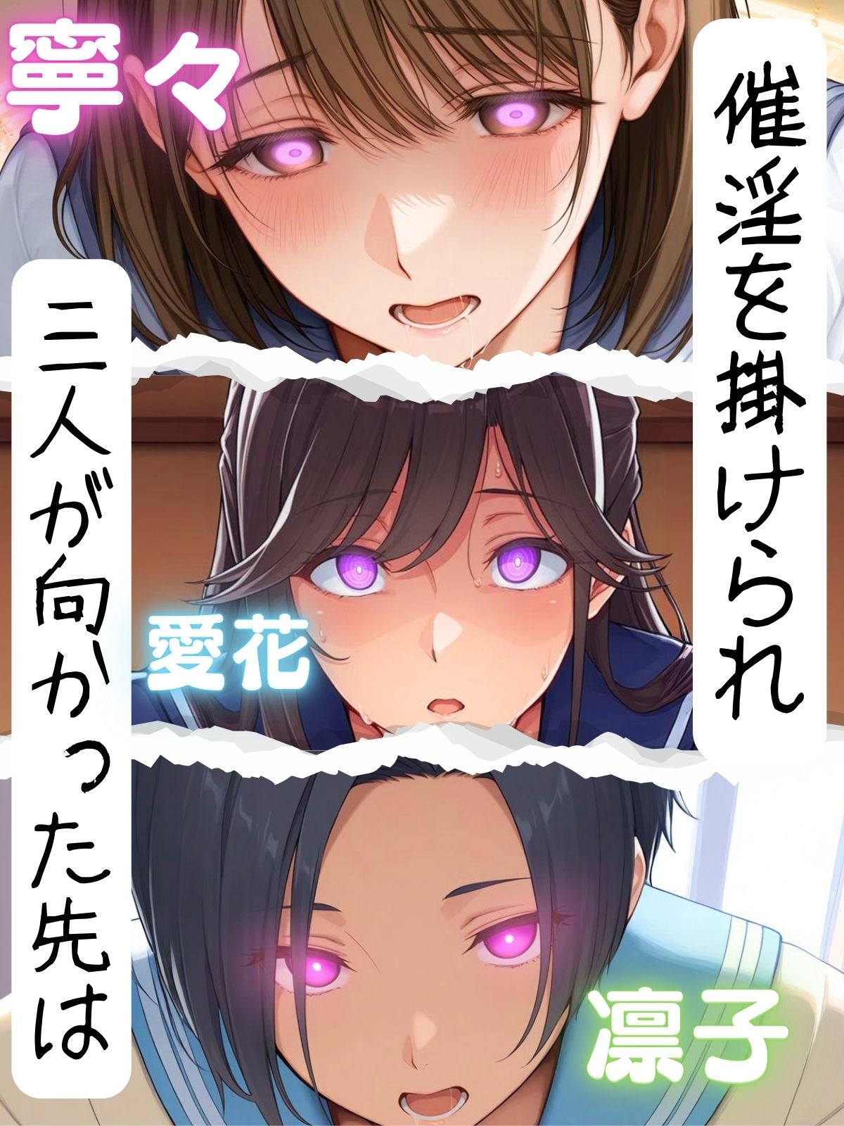 催淫突撃テントハウス NENE＆MANAKA＆RINKO - サンプル画像 1