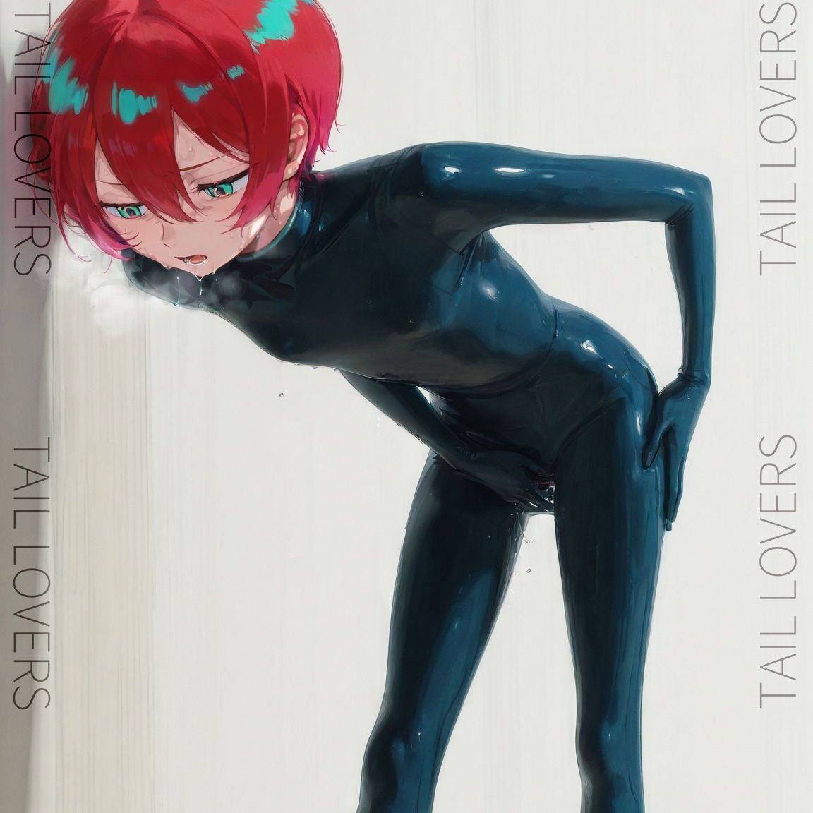 変態ぴっちりクラバスーツ｜Ballet Heels ＆ Latex Bodusuit【83枚】 - サンプル画像 4