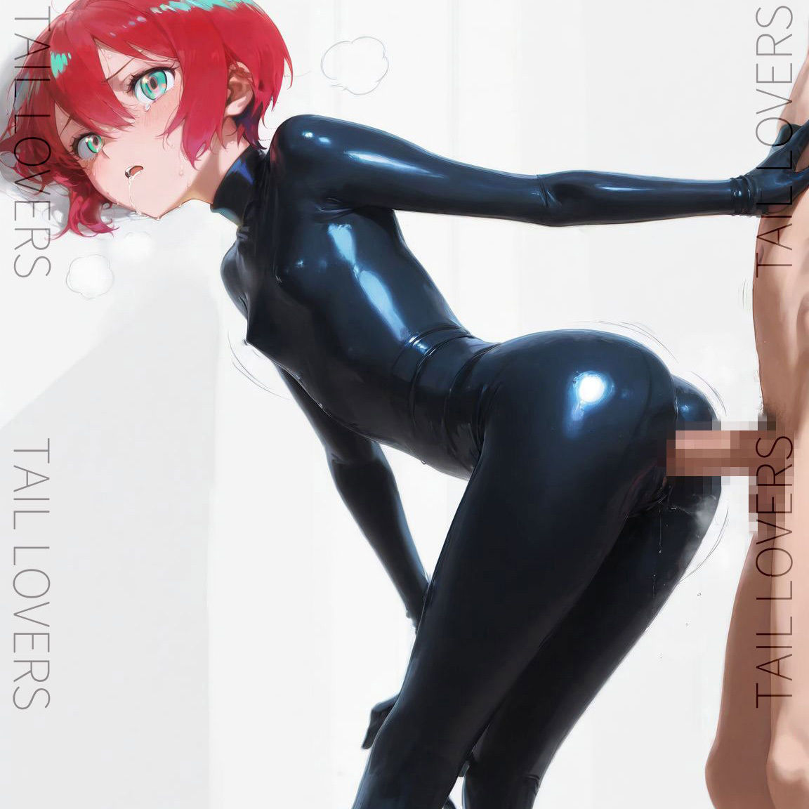 変態ぴっちりクラバスーツ｜Ballet Heels ＆ Latex Bodusuit【83枚】 - サンプル画像 8