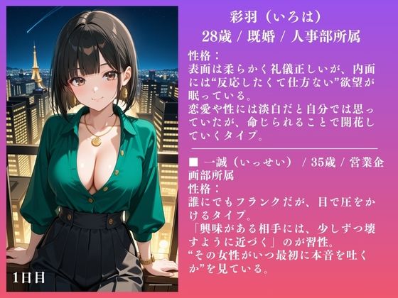 人妻NTR 彩羽（28） 〜3ヶ月間のSEX記録 110ページ〜 - サンプル画像 2
