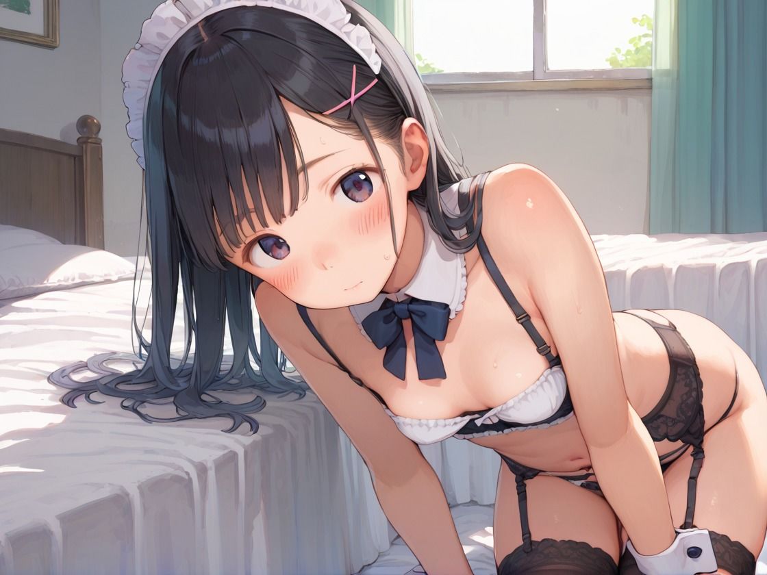 高級メイドご奉仕処女SEX〜彼氏ができたばっかなのに処女を奪われる〜 - サンプル画像 1