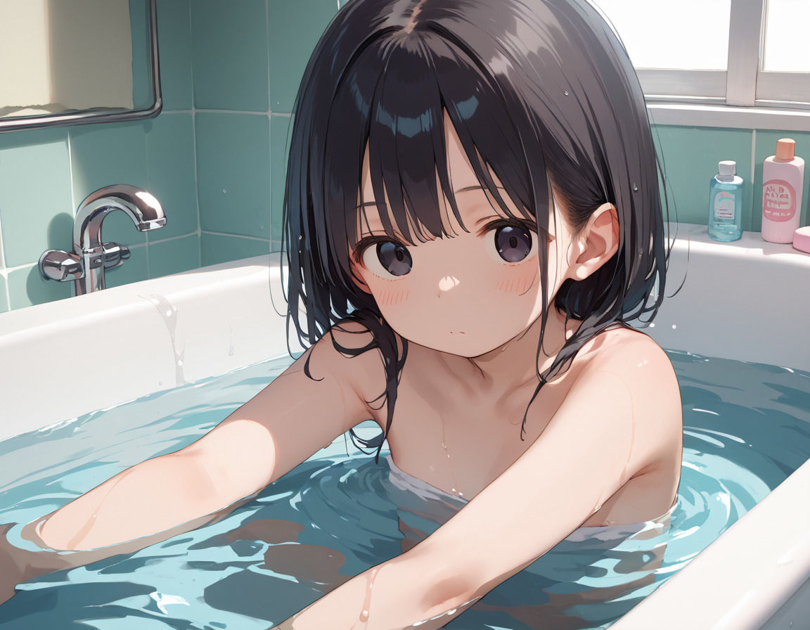 ロリ生徒混浴セックス〜修学旅行の夜に性指導してあげた〜 - サンプル画像 7