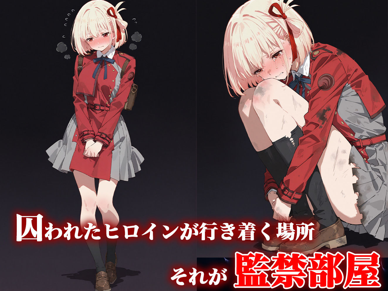 敗北ヒロイン監禁部屋-錦〇千束編- - サンプル画像 1