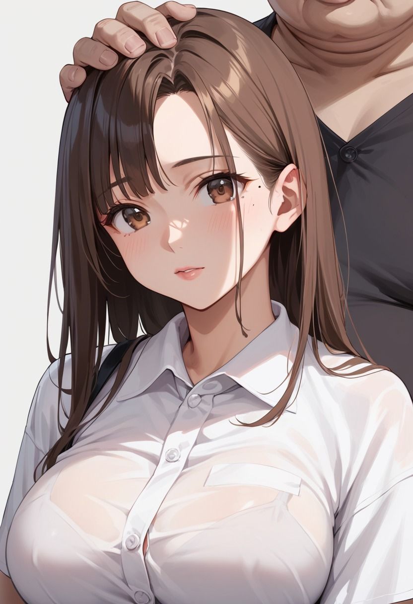 清楚な女子校生が中年オヤジの性処理担当 - サンプル画像 9