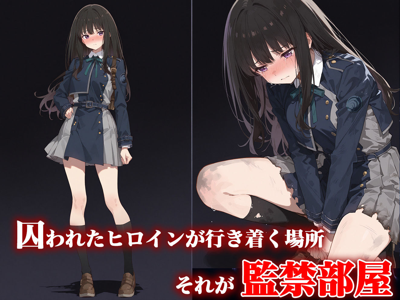 敗北ヒロイン監禁部屋-井〇上たきな編- - サンプル画像 1