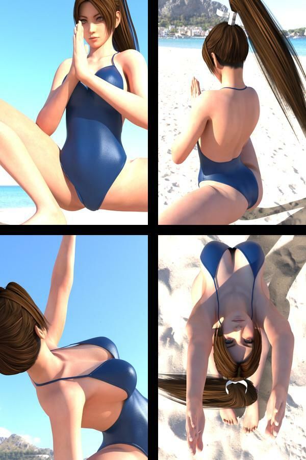 【TD100】元祖セクシー女性格闘家『不知火舞（しらぬいまい）』の写真集SexyNinja-38 - サンプル画像 1