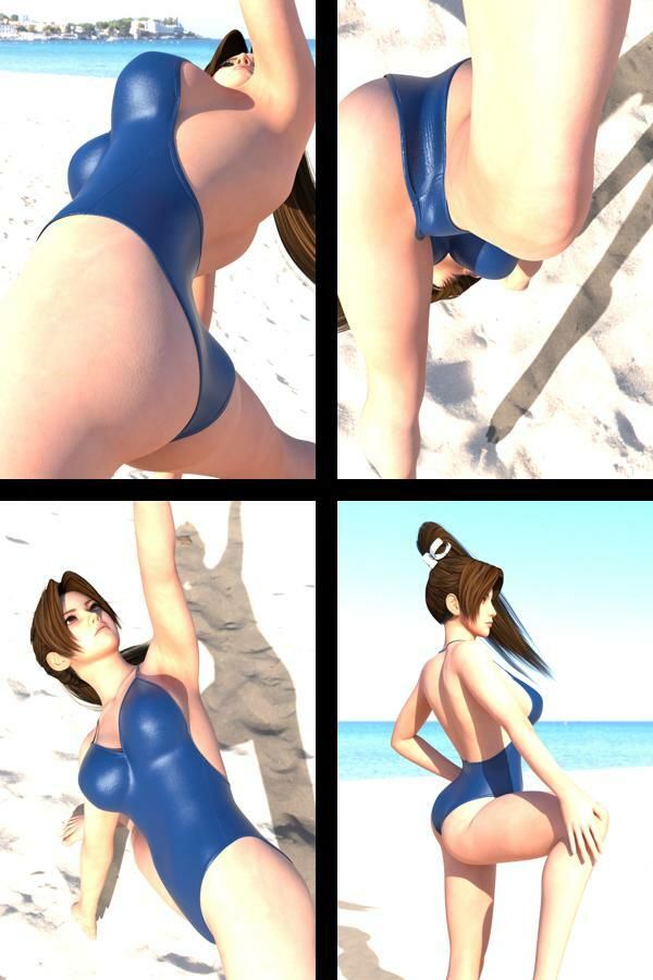 【TD100】元祖セクシー女性格闘家『不知火舞（しらぬいまい）』の写真集SexyNinja-38 - サンプル画像 2