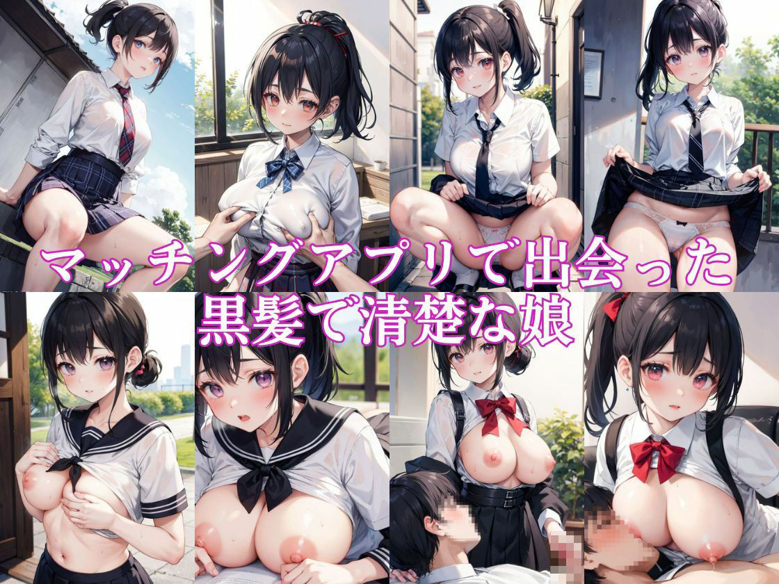 黒髪女子ぐっちょぐちょに辱め 総集編 - サンプル画像 2