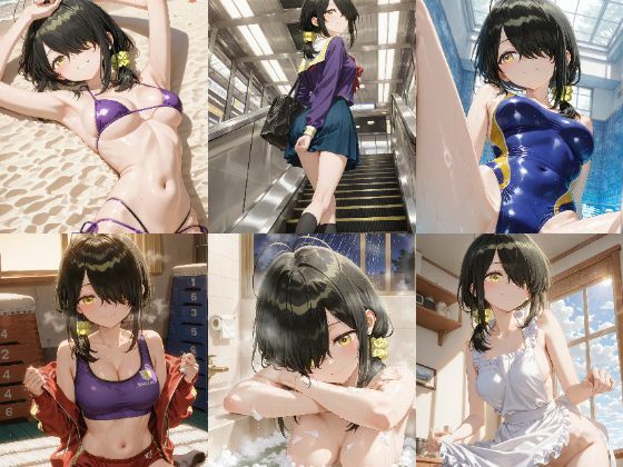 「紫雲寺家の子〇たち」紫雲寺ことのセクシー写真集3（全500枚）