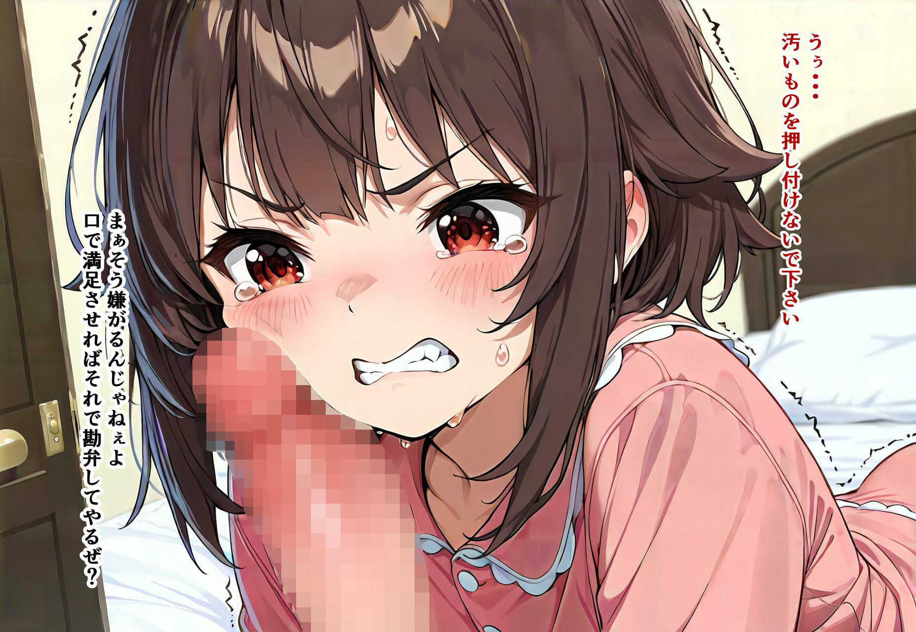 めぐみん寝取られ〜レ〇プされ堕ちていくヒロイン〜 - サンプル画像 3