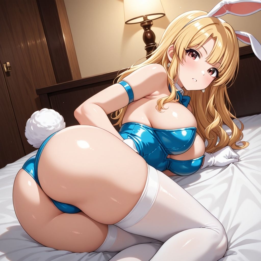 フェチコレVol.75 金髪巨乳バニーガールの巨尻を眺めるだけ【総枚数250枚】 - サンプル画像 10