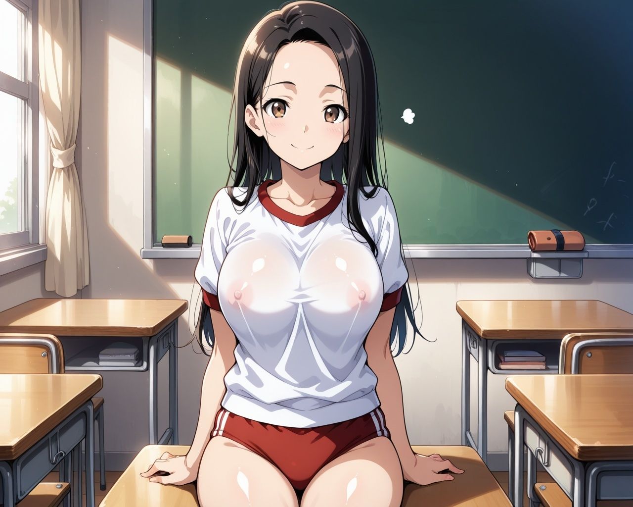 放課後に誰もいない教室で先生と強●連続中出しセックスしないと帰れない話 - サンプル画像 2