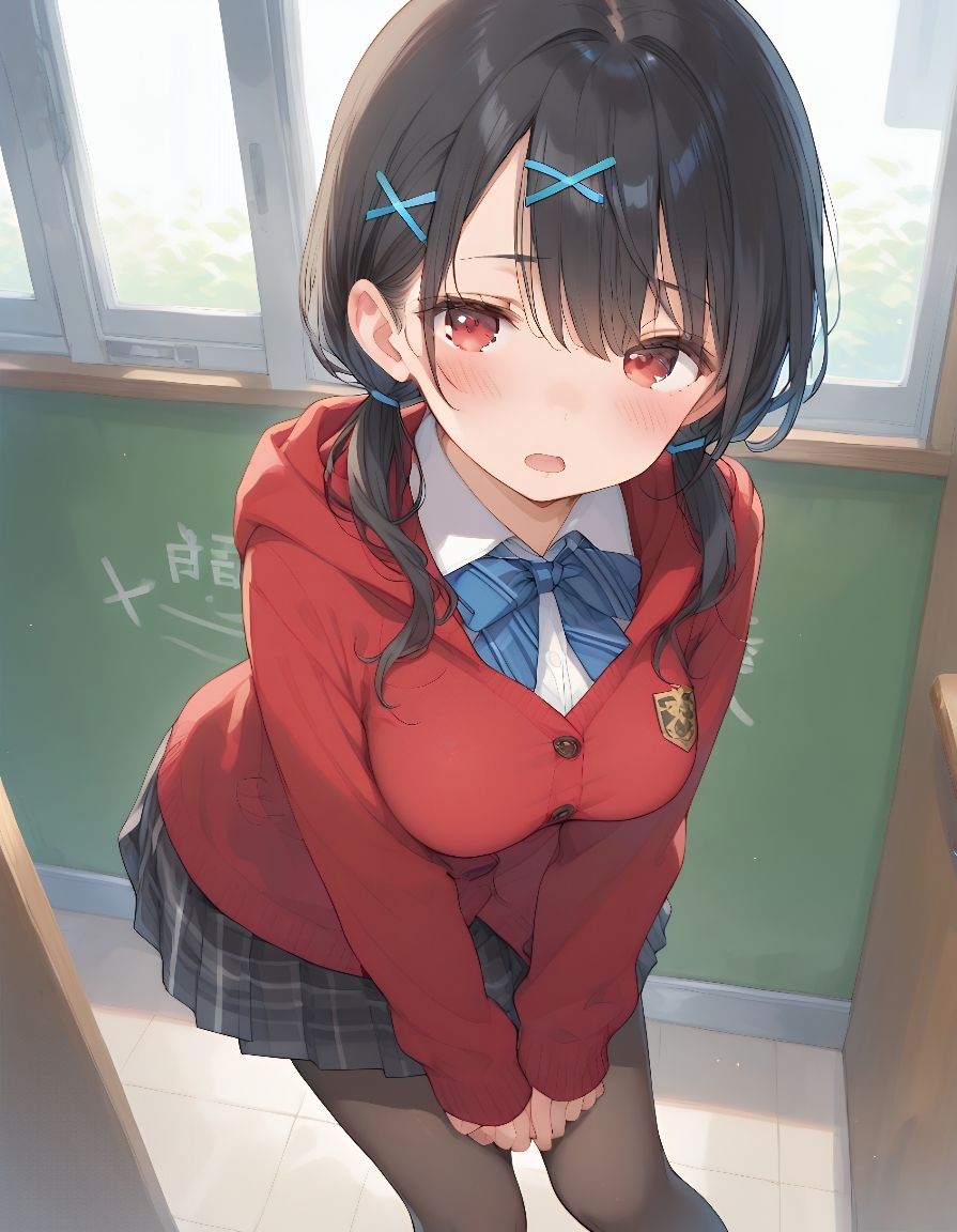 【萌えエロ】真面目そうな黒髪おさげちゃんの恥らいえっちが可愛いすぎる。3 - サンプル画像 1