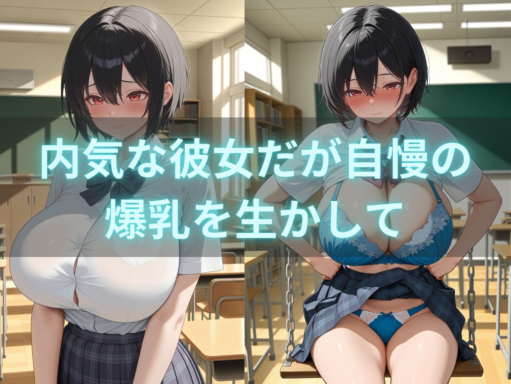 内気な爆乳少女はセックスが気になるお年頃 - サンプル画像 2