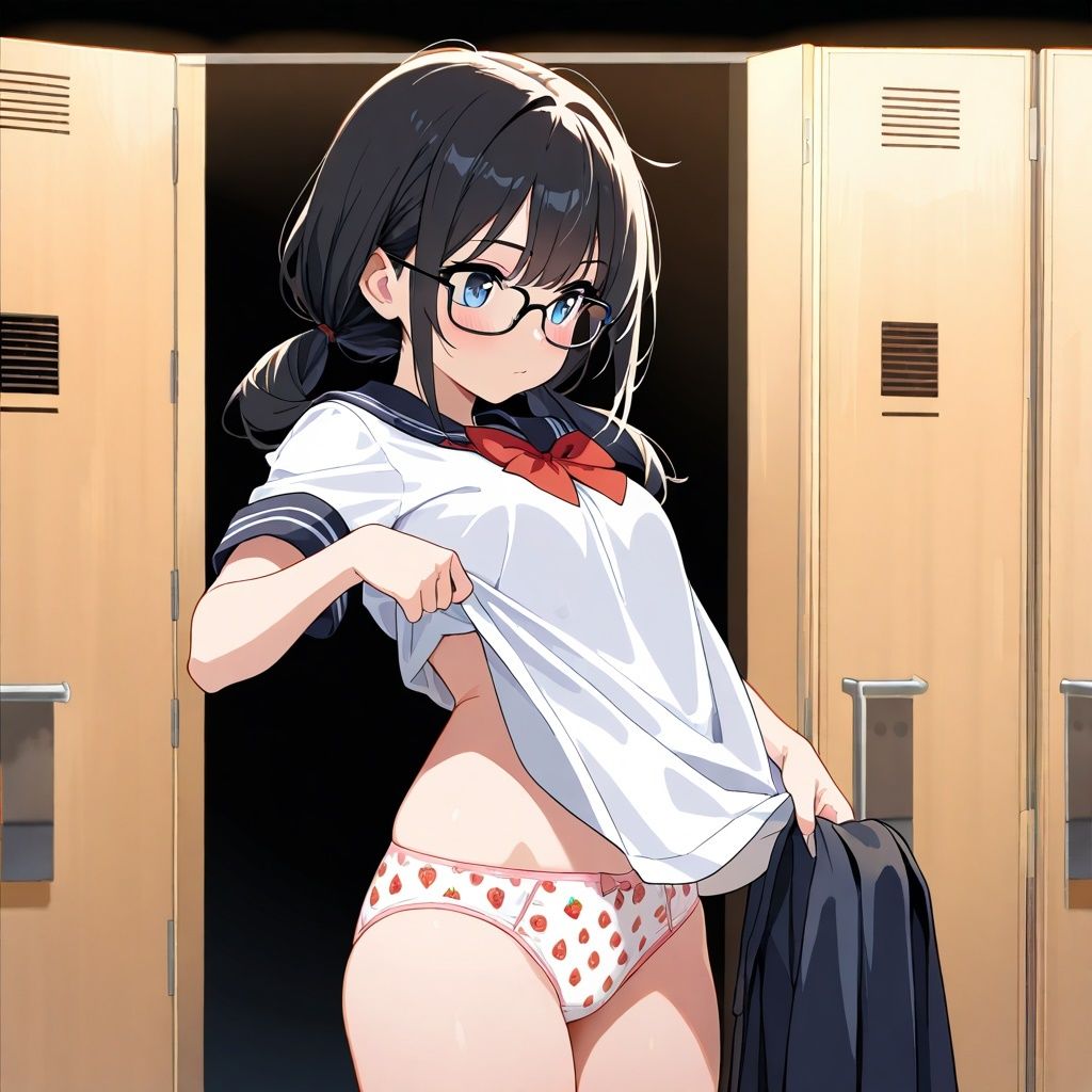 ルーズソックスJK  パンチラ盗撮 - サンプル画像 2