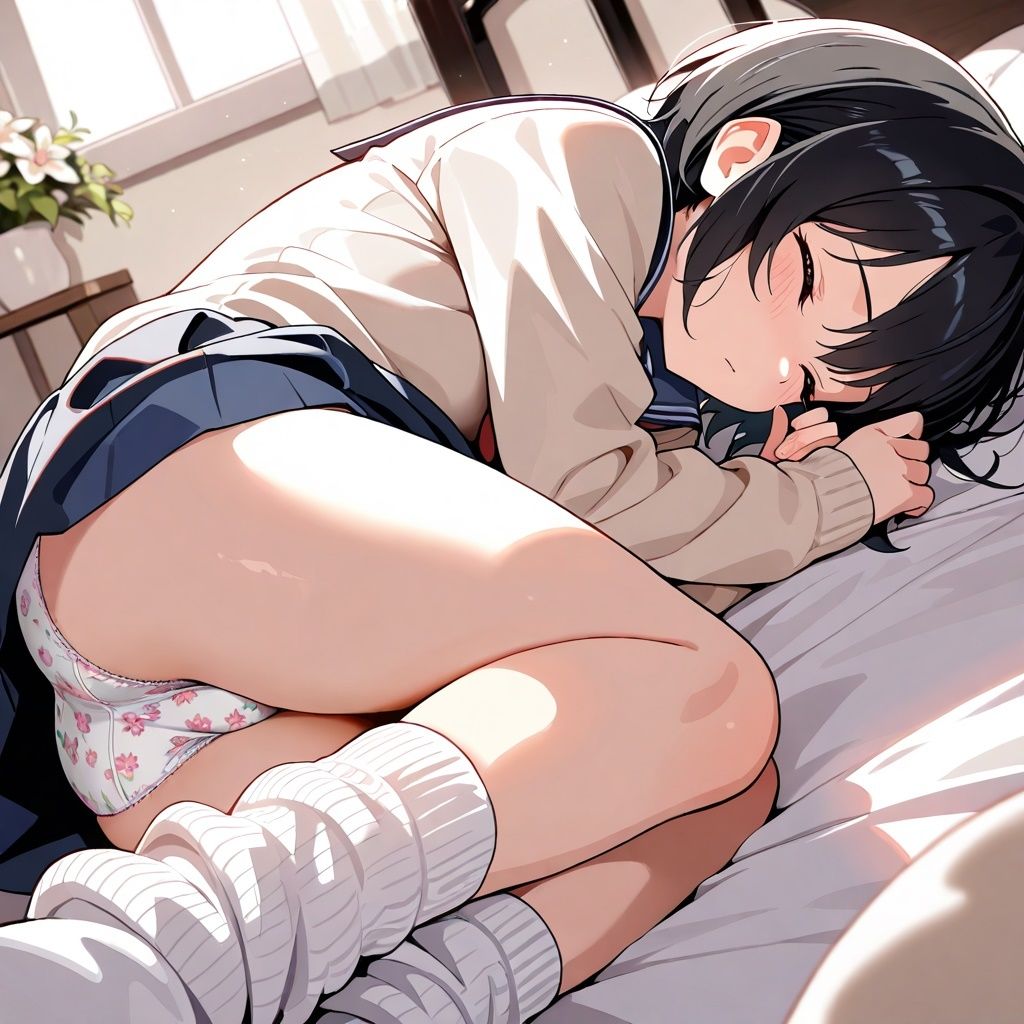 ルーズソックスJK  パンチラ盗撮 - サンプル画像 7