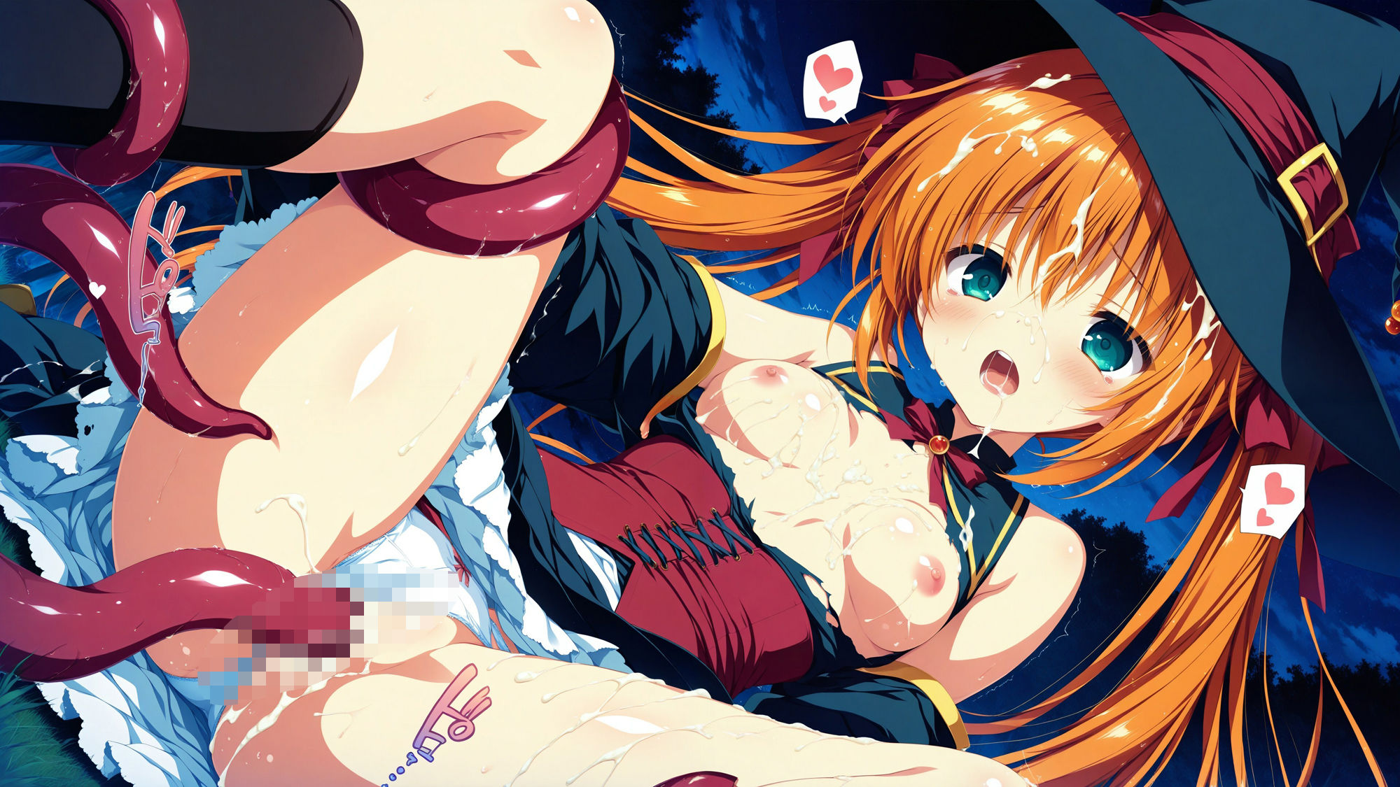 触手に囚われた少女達 〜魔法使い編〜 Vol.6 - サンプル画像 8