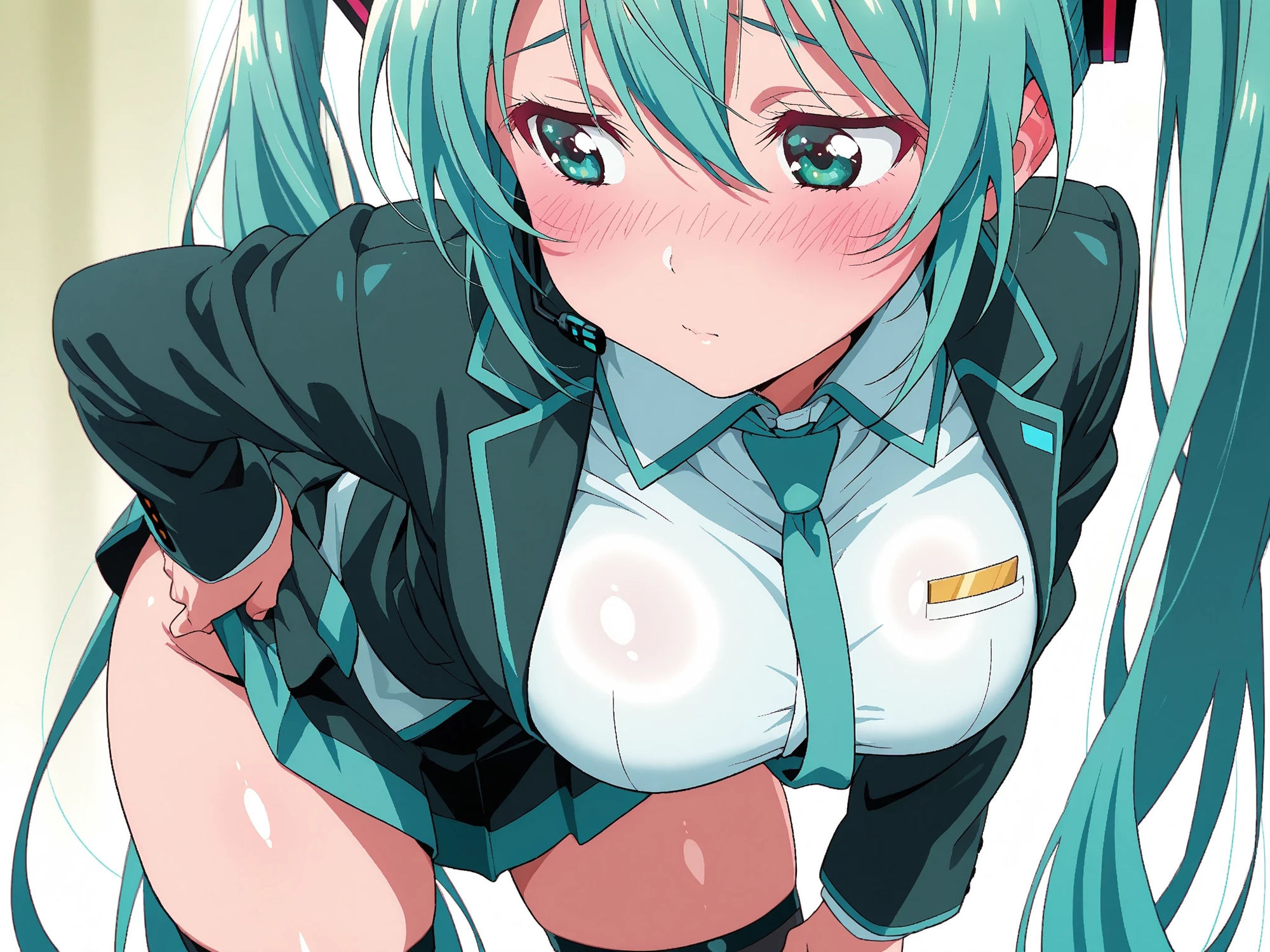 【発情ヒロイン】初●ミク  教室で種付けSEX編 - サンプル画像 2