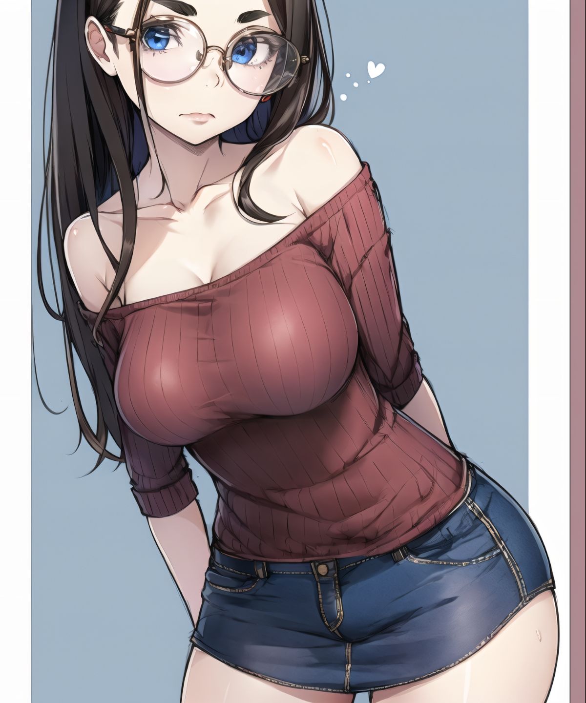 巨乳眼鏡集 - サンプル画像 2