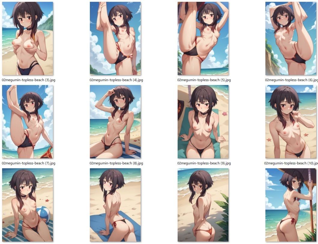 このすばらしいヌーディストビーチに祝福を（モザなし） - サンプル画像 4