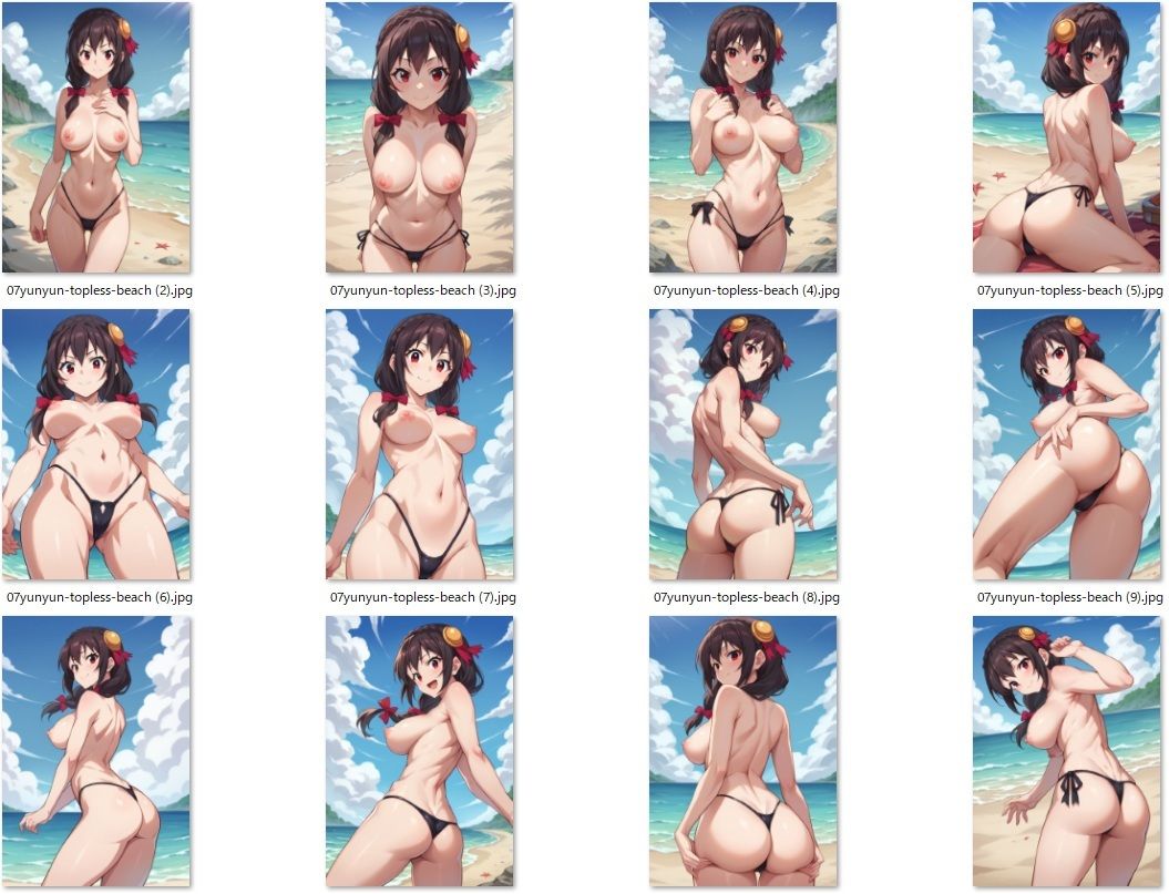このすばらしいヌーディストビーチに祝福を（モザなし） - サンプル画像 8