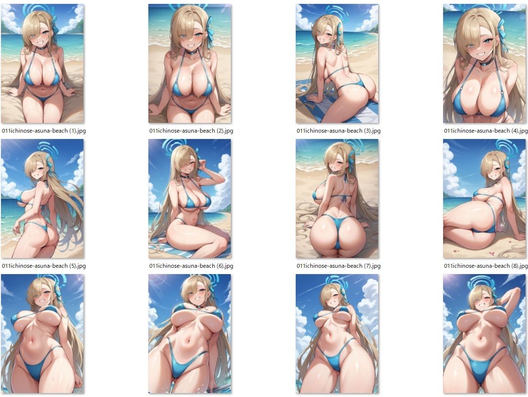 ブルア○なヌーディストビーチ - サンプル画像 5