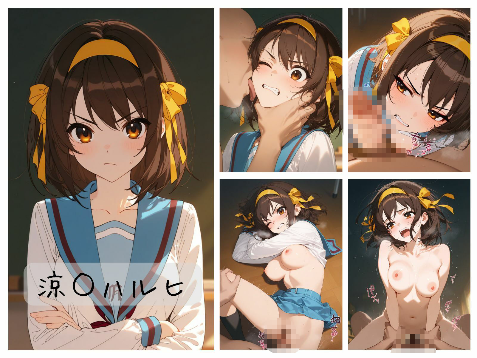 涼〇ハルヒのわからせまとめ - サンプル画像 1