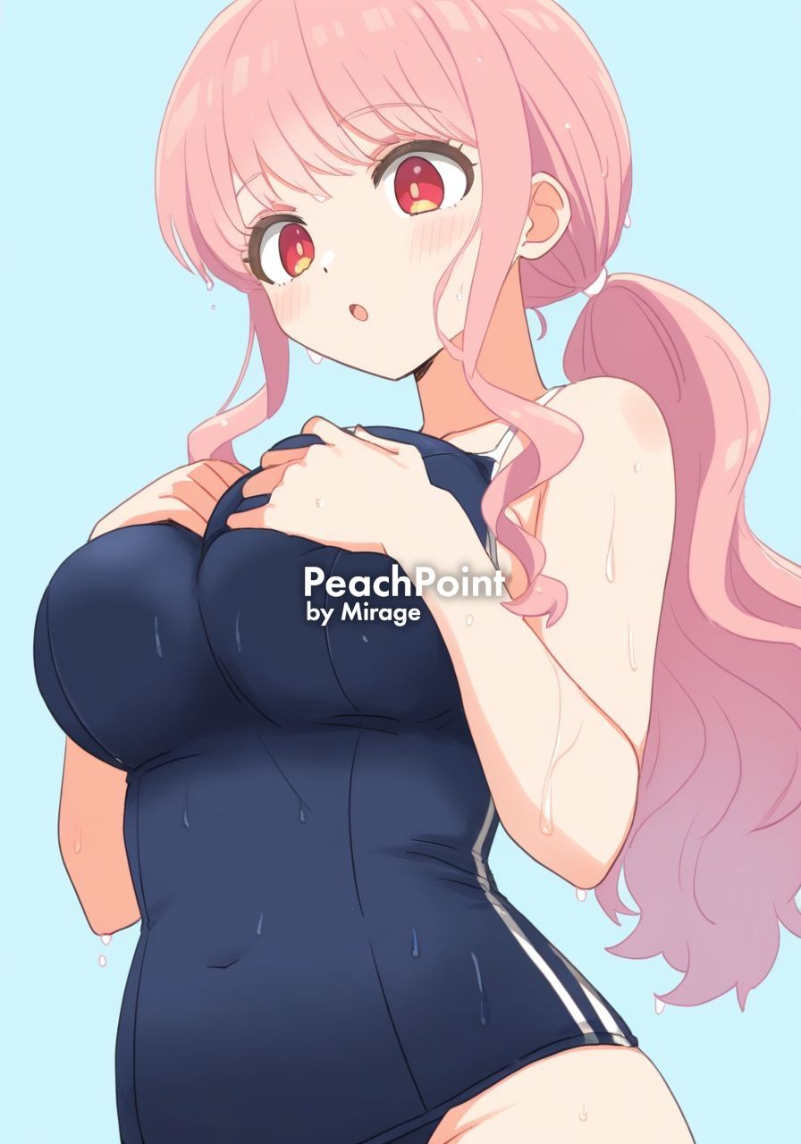 スク水まのちゃん - サンプル画像 1