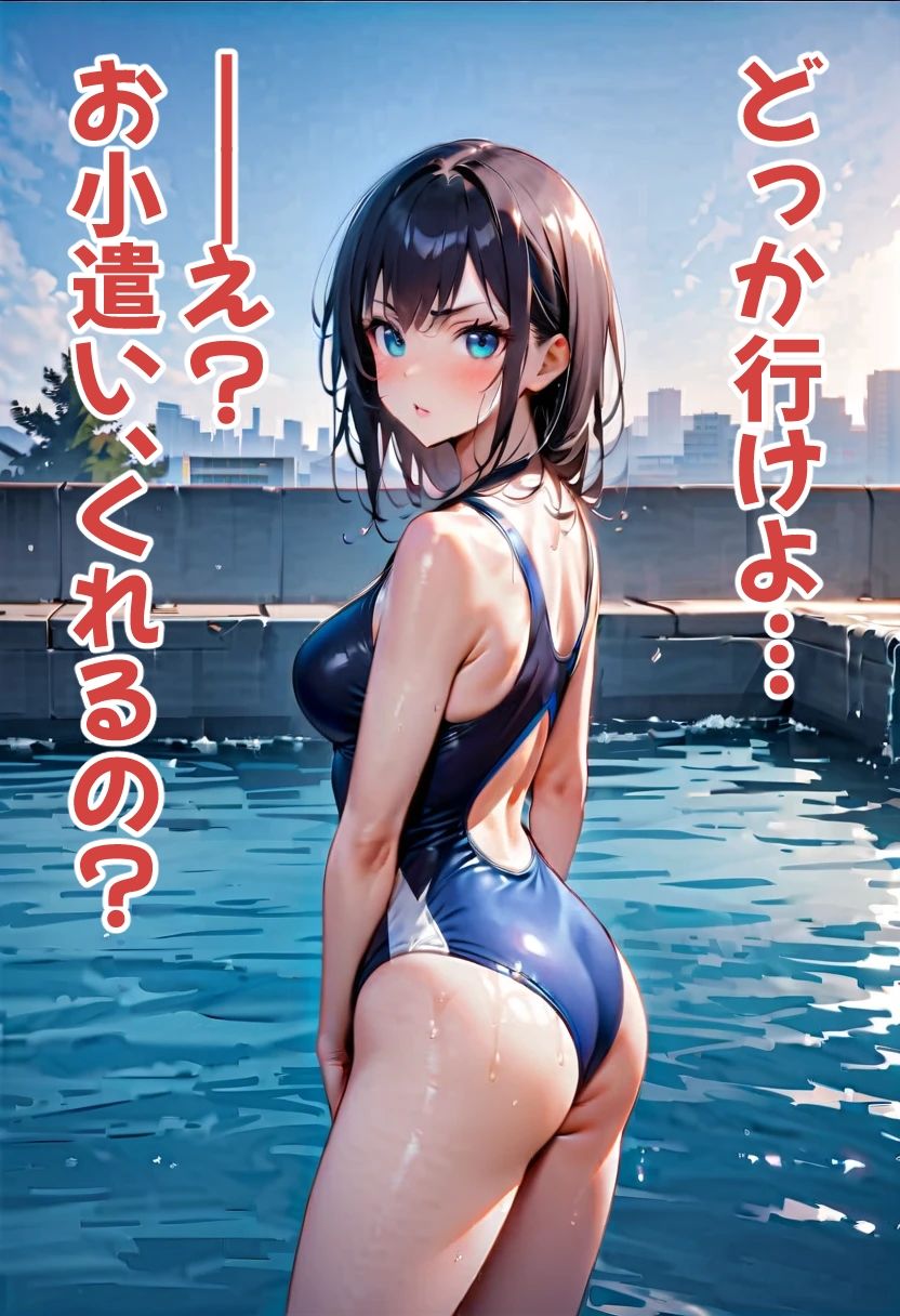 足刈がイク！  スク水の尻を見る編 - サンプル画像 4
