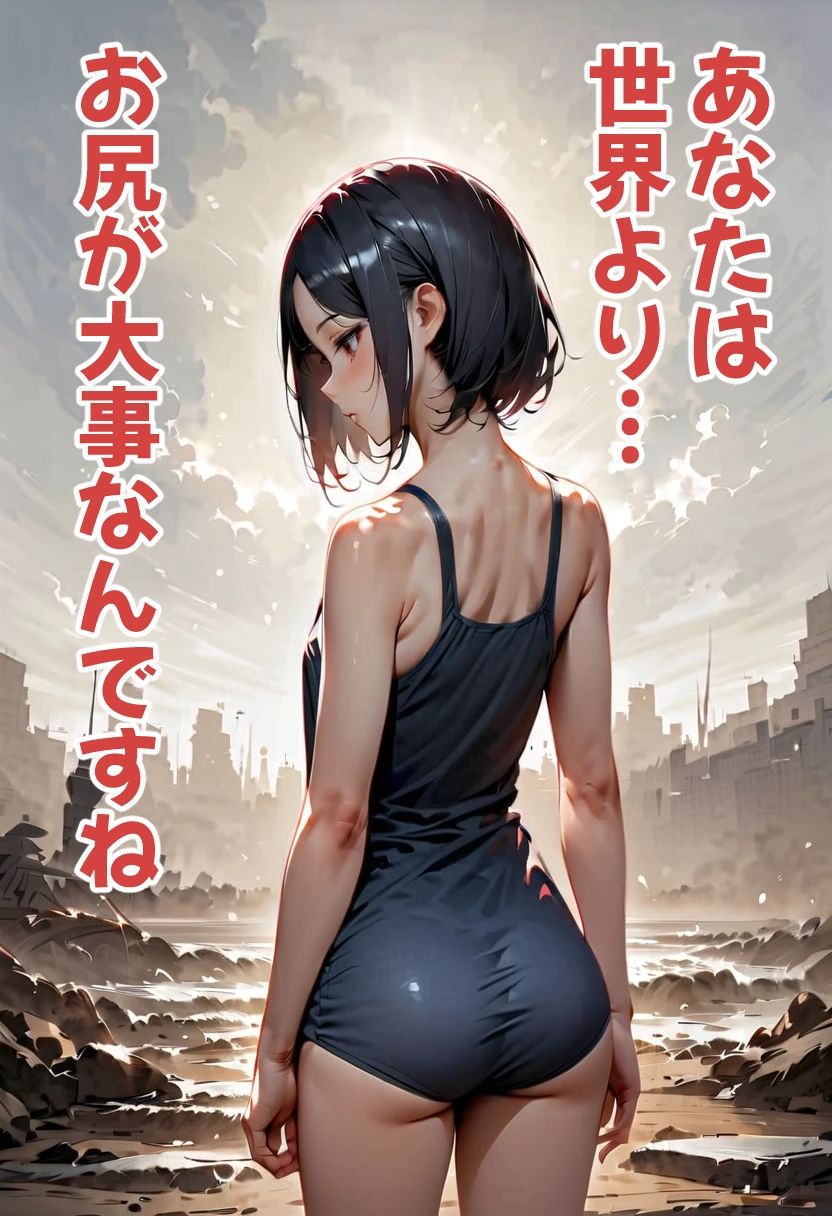 足刈がイク！  スク水の尻を見る編 - サンプル画像 10