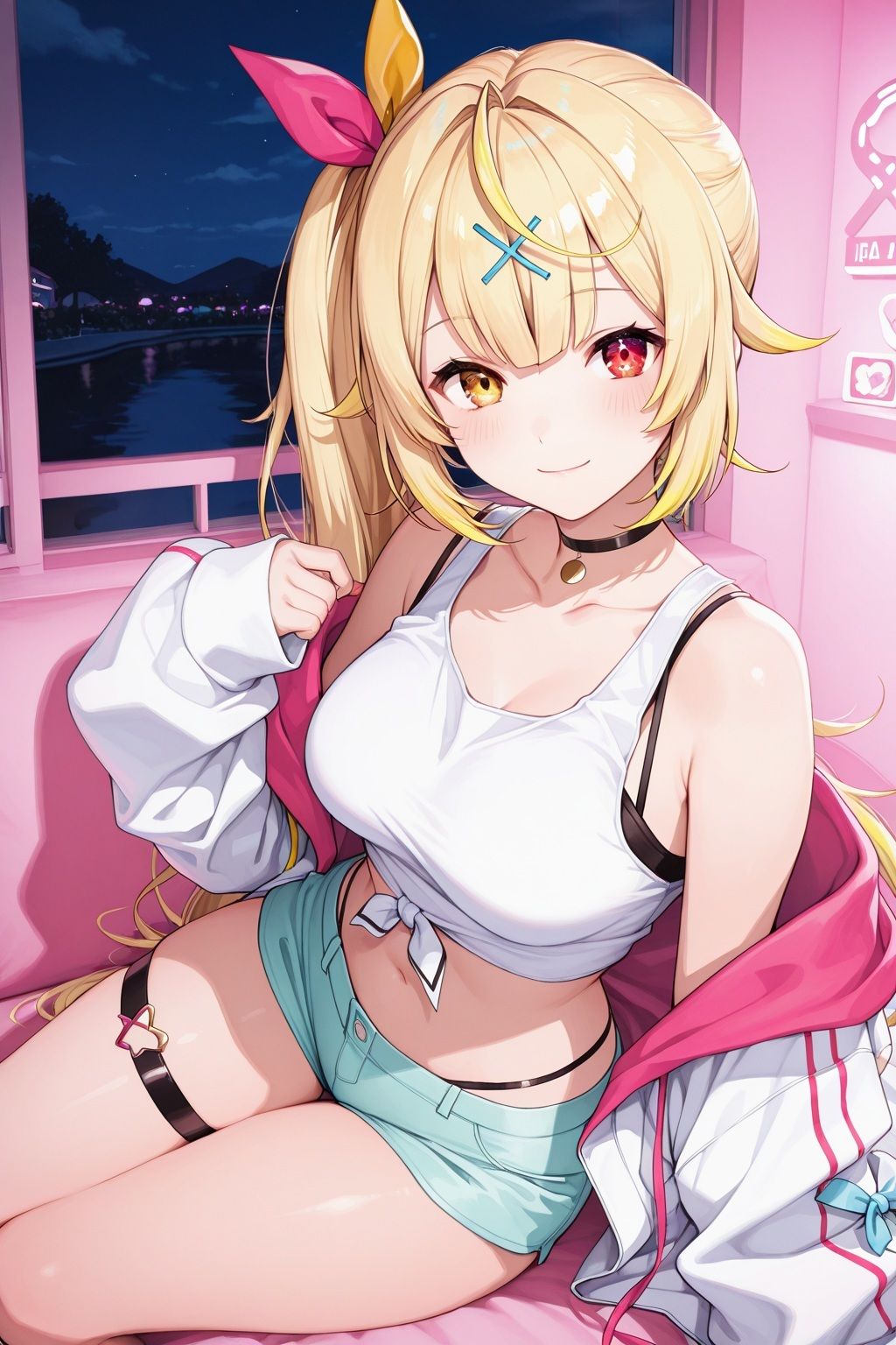 VTuber自宅押し込み処女喪失生姦配信  星〇サラ - サンプル画像 2