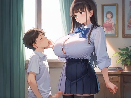 爆乳JK痴女最高か？ - サンプル画像 4