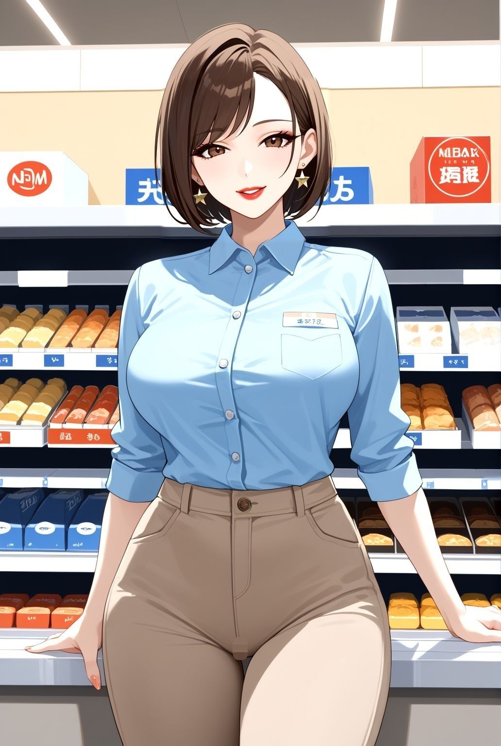 制服人妻の昼下がり   〜巨乳熟女、職場で交わる誘惑〜 - サンプル画像 1