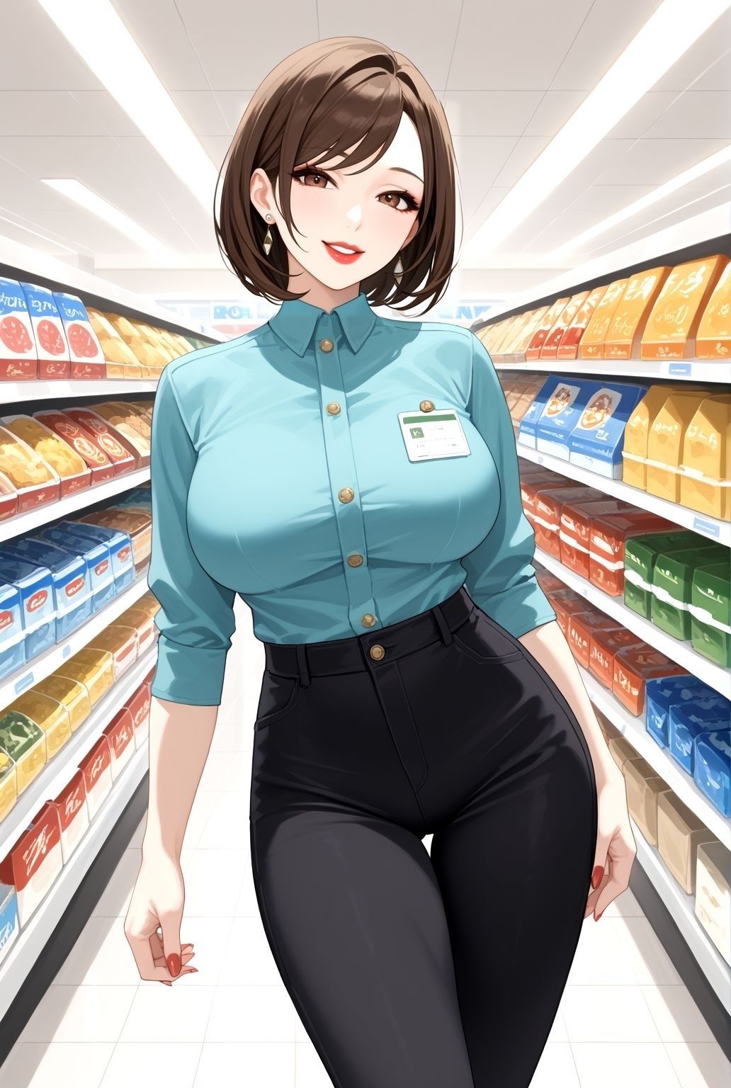 制服人妻の昼下がり   〜巨乳熟女、職場で交わる誘惑〜 - サンプル画像 2