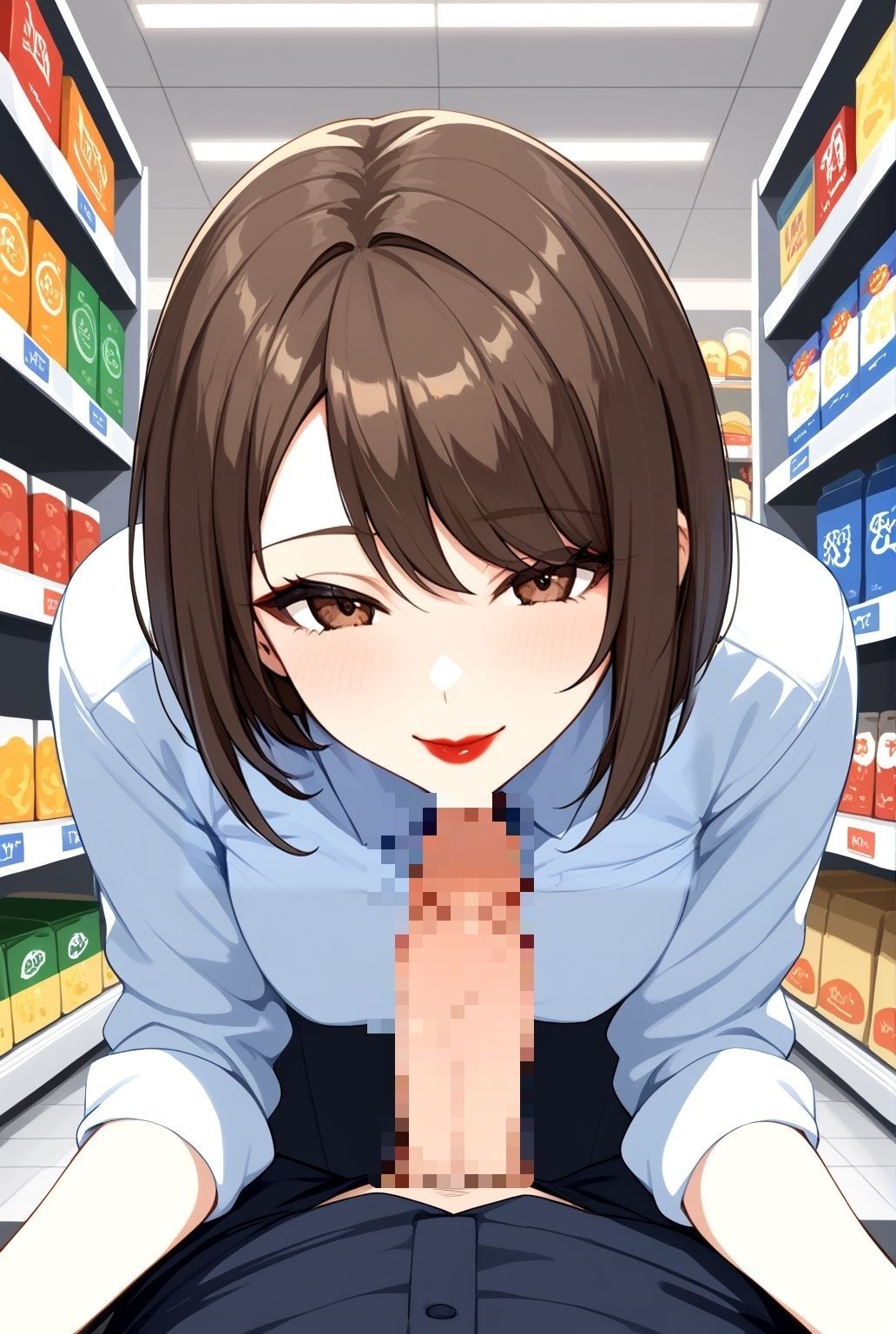 制服人妻の昼下がり   〜巨乳熟女、職場で交わる誘惑〜 - サンプル画像 5